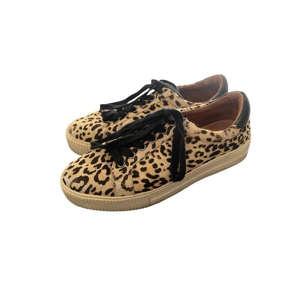 Halogen Shoes - Halogen 'Bethany' Genuine Calf Hair Cheetah Platform Sneakers I Size:9.5M
